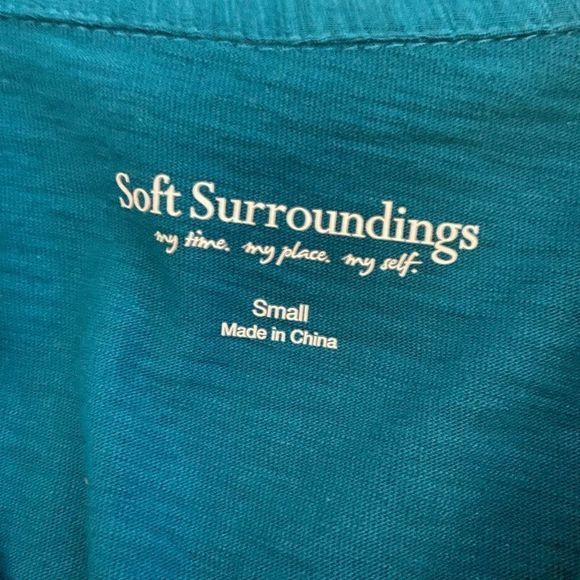 Teal soft surroundings tunic size small - Picture 4 of 5